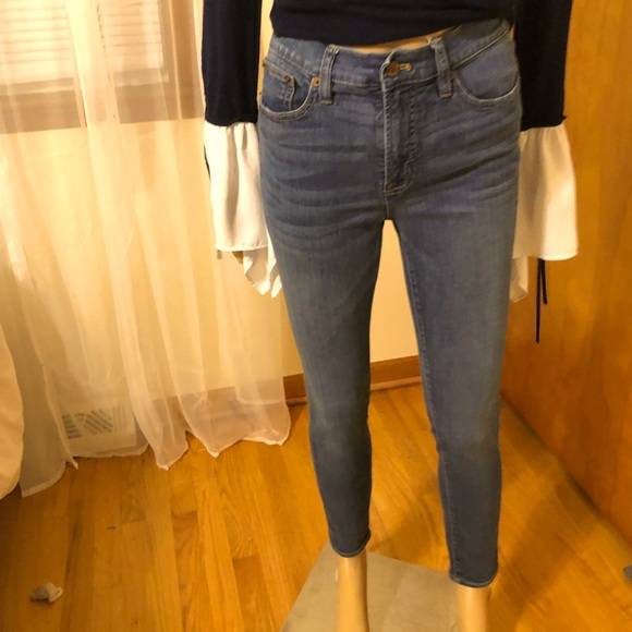 J.Crew high waisted skinny jeans size 27
